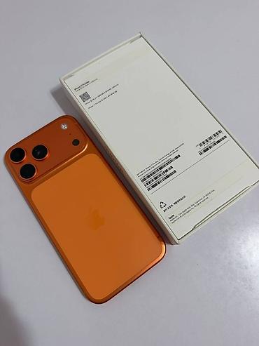 iphone 3: IPhone 17 Pro Max, Б/у, 512 ГБ, Оранжевый, Коробка, 95 % — 6