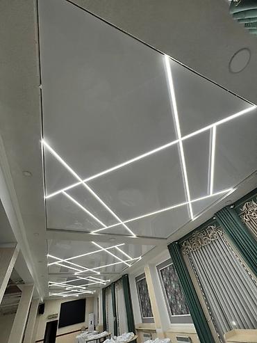 Натяжной потолок: Натяжной потолок Матовое Монтаж — 13