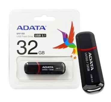 флешку: USB-flash накопитель adata UV150 128 гб USB 3.0 32гб-600