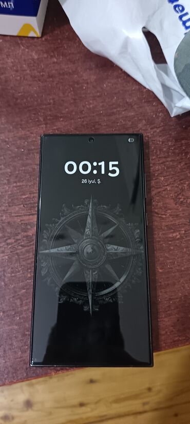 samsunk: Samsung Galaxy S24 Ultra, 256 GB, rəng - Qara, Face ID