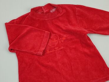bluzka czerwona: Bluzka, 1.5-2 lat, 86-92 cm, stan - Dobry