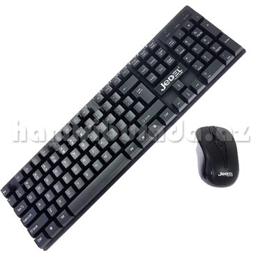 Klaviaturalar: Wireless maus klaviatura seti Jedel WS630 Brend:Jedel 2.4G Wireless
