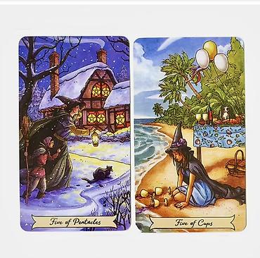 fiziki xerite: Everyday Witch Tarot – Deborah Blake (illüstrasiyalar: Elisabeth Alba) — 6