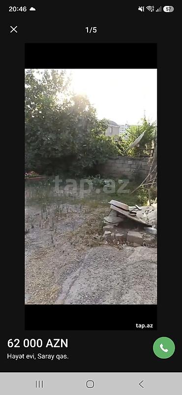 mastagada ev satilir: Həyət evi – Saray qəs. - Qiymət: 62 000 AZN (şəkildə göstərilib) - — 8