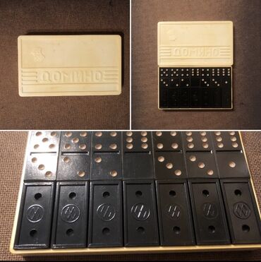 Digər əntiq əşyalar: Antik sovet dovrune aid dominolar 
30 manatdan bashlayir — 12