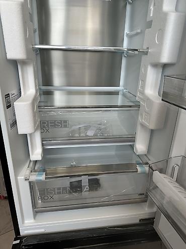id cooling: Холодильник Midea Nature Collection с зеркальной черной дверью и — 8