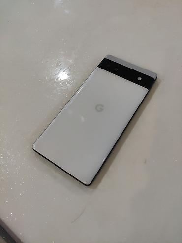 Google: Google Pixel 6A, Б/у, 128 ГБ, цвет - Белый, 1 SIM — 1