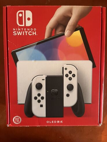 Nintendo Switch: Nintendo Switch OLED (ağ Joy‑Con) oyun konsolu Xüsusiyyətlər: - 7 — 1