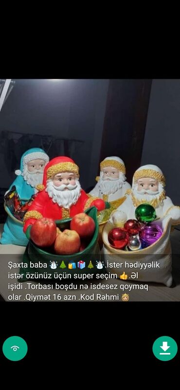 Yeni il ağacları: Yolkalar şaxda baba sekillerde qiymət məlumat qeyd olunub unvan Gence -da lalafo.az — 19 Yeni il ağacları: Yolkalar şaxda baba sekillerde qiymət məlumat qeyd olunub unvan Gence — 19