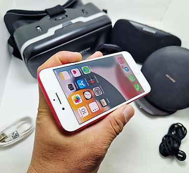 Apple iPhone: IPhone 7, Б/у, 128 ГБ, Красный, Зарядное устройство, Защитное стекло, Наушники, 100 % — 3