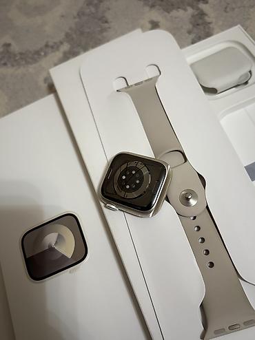 Apple Watch: Apple Watch 9 41 mm silver Полный комплект : Зарядка коробка — 6