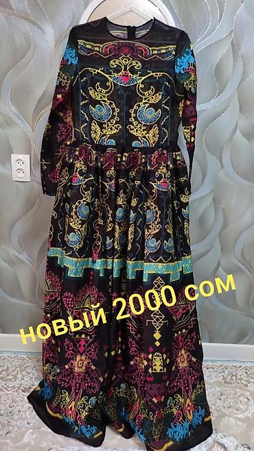 Повседневные платья: Повседневное платье, Лето, Длинная модель, Прямое, S, M, L — 8