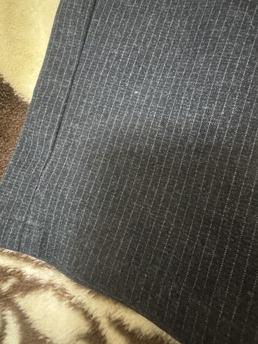 Finka, idman şalvarı: Uşaq şalvarları 1) Tünd boz rəngli klassik şalvar - Xırda zolaqlı — 2