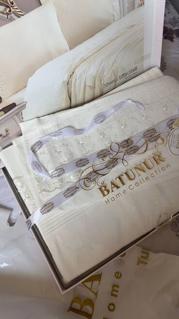 шью постельное бельё дома: Постельное белье кремового цвета от Batunur Home Collection