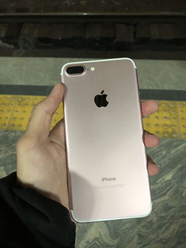 iphone 8 plus baku: IPhone 7 Plus, 128 GB, Rose Gold, Barmaq izi