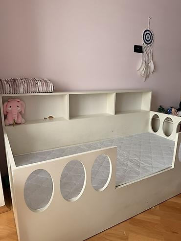 mebel parcalari: Oğlan və qız üçün, İşlənmiş, Çarpayı, Bazasız, Matras ilə, Siyirməsiz — 1