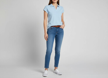 kupisz t shirt z orlem: Fruit Of The Loom, Damska koszulka polo, rozmiar M