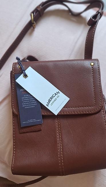 jacques lemans: Кожаная сумка-кроссбоди American Leather Co. - Материал: натуральная — 2