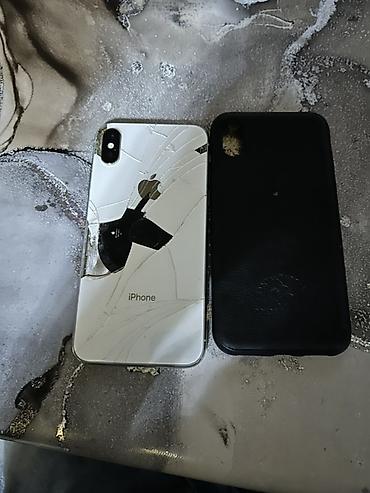 iphone 13 pro ikinci əl: IPhone X, Ağ, Face ID — 1