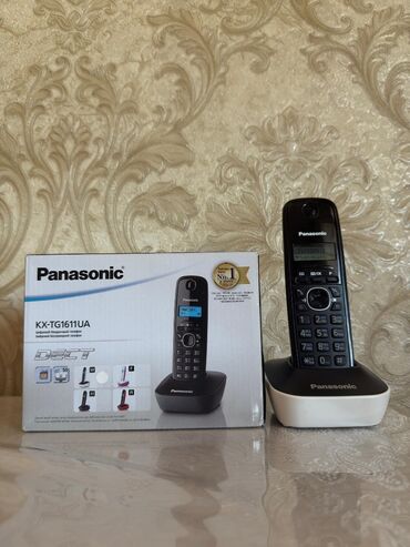 Стационарный телефон Panasonic, Беспроводной, Б/у, Самовывоз
