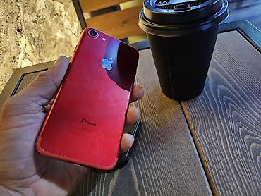 iphone 7 s цена: IPhone 7, Б/у, 128 ГБ, Красный, Защитное стекло, Чехол, 100 % — 2