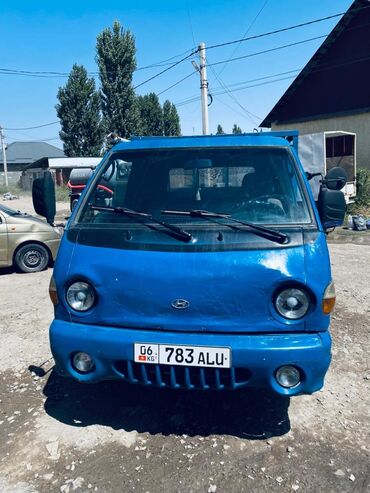 покрышка на мтз: Грузовик Hyundai Porter синего цвета. Эта модель оснащена