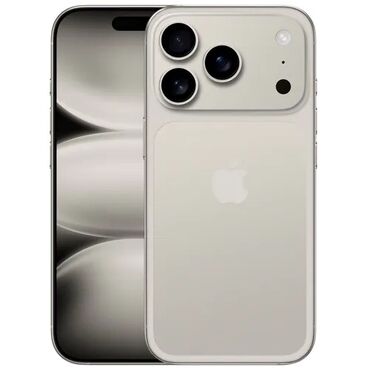 айфон 16 макс: IPhone 17 Pro Max, Жаңы, 256 ГБ, Natural Titanium, Кабель, Куту, 100 %