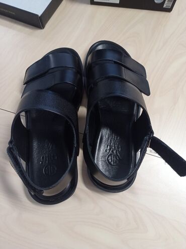 dəri ayaqqabılar: Turkie temiz deri ortopedik sandalet 44 razmer
