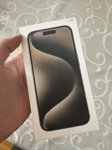 iphone x satılır: IPhone 15 Pro, 128 GB, Gümüşü, Barmaq izi, Face ID