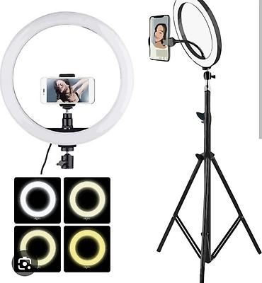 Halka LED işıq seti – tripod və telefon tutacağı ilə - Halqa