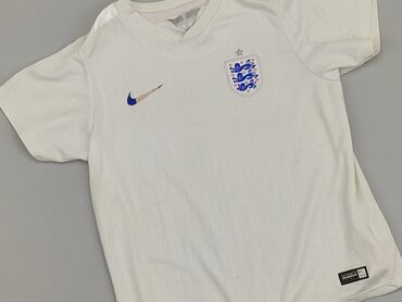 biała koszula chłopięca 116: T-shirt, Nike, 7 years, 116-122 cm, condition - Fair