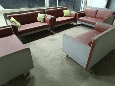 кожаный диван купить: Прямой диван, Б/у, Double-seater