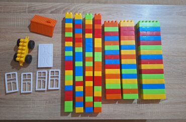 Igračke: Ceo set kocki za decu 148 kom i meke Clemmy plus kocke 1. Očuvane — 2