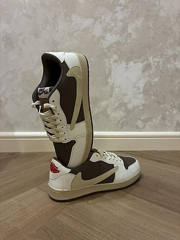 krosofka: 👟 Nike Air Jordan 1 Low 🔥 Qəhvəyi, bej və ağ rənglərin möhtəşəm — 5