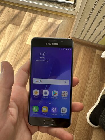 Samsung: Samsung Galaxy A3 2016, 16 GB, rəng - Qara, Sensor, İki sim kartlı