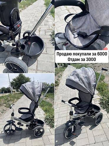 калеска бу: Детский трехколесный велосипед-коляска a (надпись на раме) с — 1