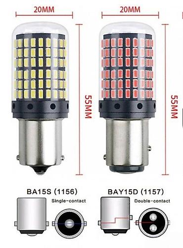 LED SIJALICA BAU15S BA15S P21W PY21W CANBUS 144 SMD 144SMD | Led