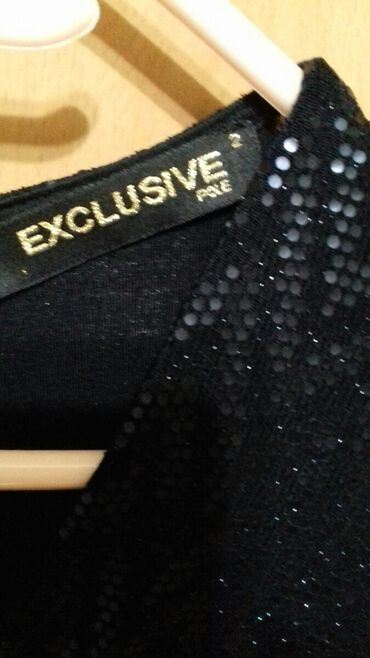 Haljine: S (EU 36), bоја - Crna, Koktel, klub, Dugih rukava — 9