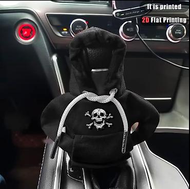 Транспорт: Avtomobil üçün mini hoodie dekor – kapüşonlu salon aksesuarı — 3