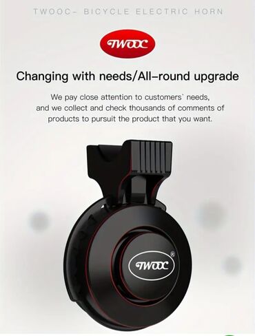 Velosiped aksesuarları: TWOCX Bicycle Electronic Horn – velosiped üçün elektron siqnal - — 6