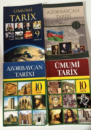 11 ci sinif tarix kitabi: Tarix sinif kitablari 9və10-cu sinifler,hamisi birlikde 8 manat