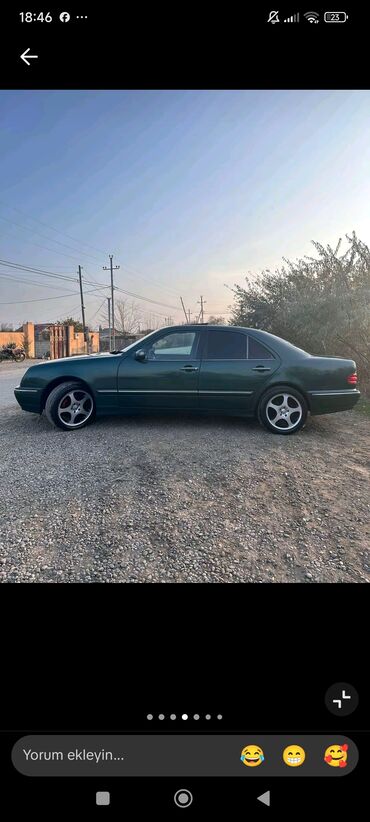 Mercedes-Benz: Mercedes-Benz E‑Class W210 sedan - Kuzov: yaşıl rəng, 4 qapı, klassik — 18