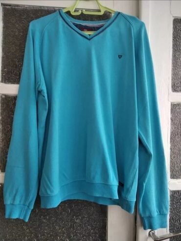 lacoste torba muska: Sweatshirt, 2XL (EU 56), color - Turquoise