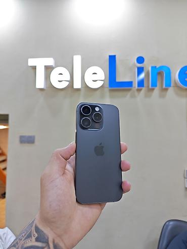 IPhone 15 Pro, 128 GB, Black Titanium, Face ID, Zəmanət, Simsiz şarj