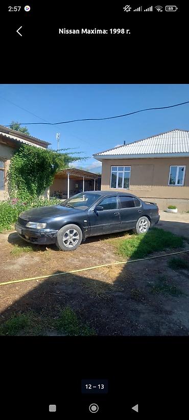 Унаа: Nissan Maxima: 1998 г., 2 л, Автомат, Газ, Седан — 2