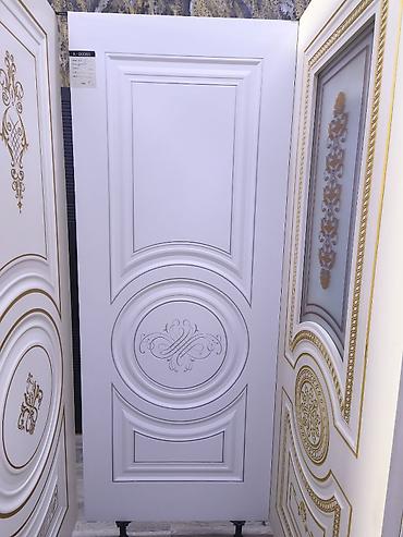 Klassik üslubda ağ interyer qapısı - Material: MDF əsaslı, hamar