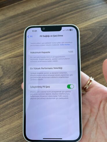 iphone x satılır: IPhone 13, 128 ГБ, Белый, Беспроводная зарядка, Face ID