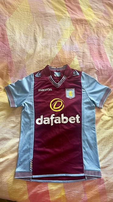 Kişi geyimləri: Aston Villa futbol köynəyi – orijinal Macron “Technical Sportswear” — 1