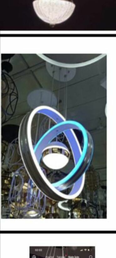 led лампы для маникюра: Led Çılçıraq, 3 lampa, Metal