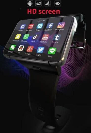 Smart satovi: Smart sat/telefon 4G - APPLLPMAX - 4/64GB- 2 kamere- OS9 Novi — 1